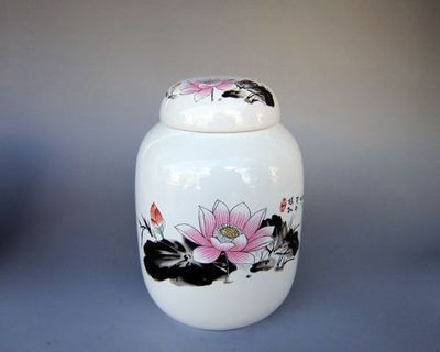 【茶叶罐 高档茶叶罐 大茶叶罐 青花茶叶罐】价格,厂家,图片,茶叶包装,福建省德化县裕长鑫陶瓷-